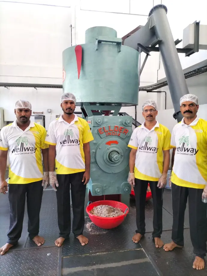 Wellway Coconut Oil Manufacturing Team Image
