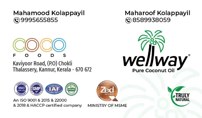 Wellway Coconut Oil Owners - Mahmood Kolappayil &amp; Mahroof kolappayil