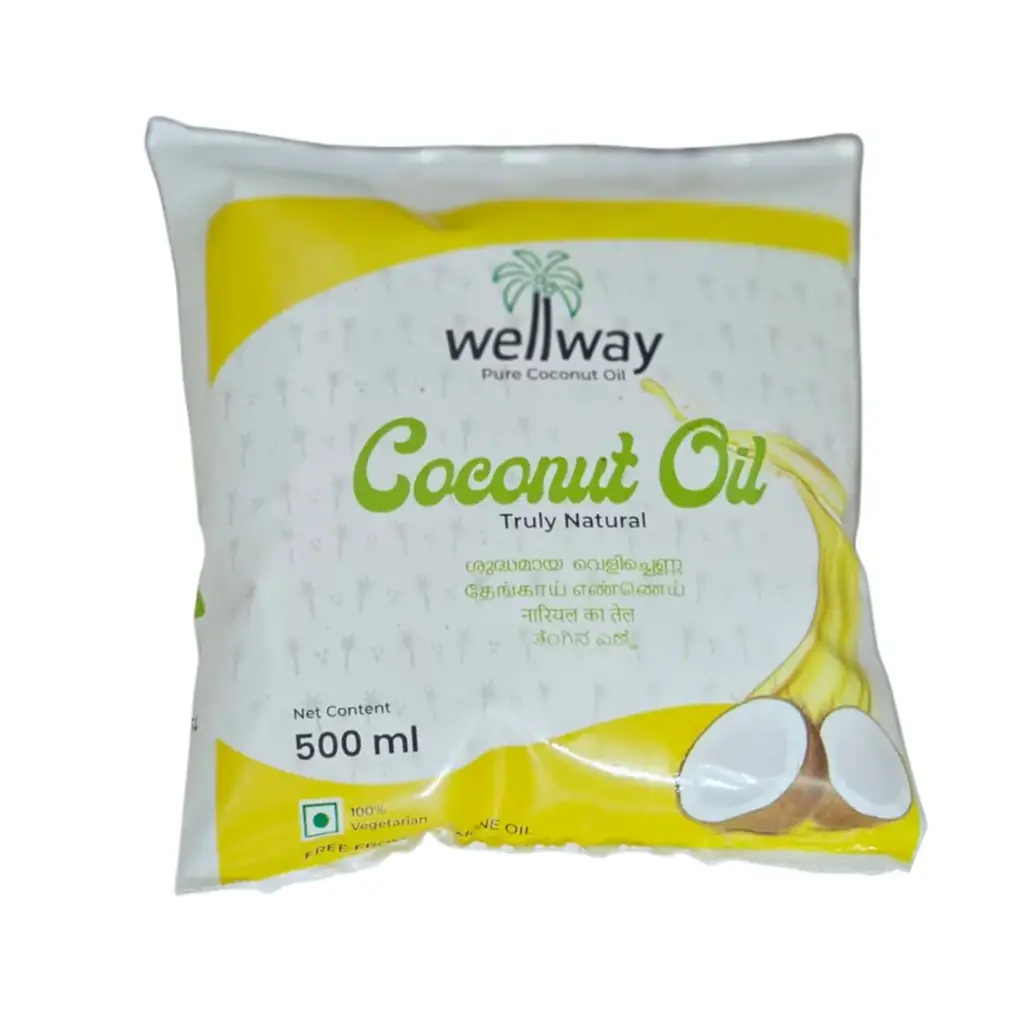 Wellway Coconut Oil 500ml Packet