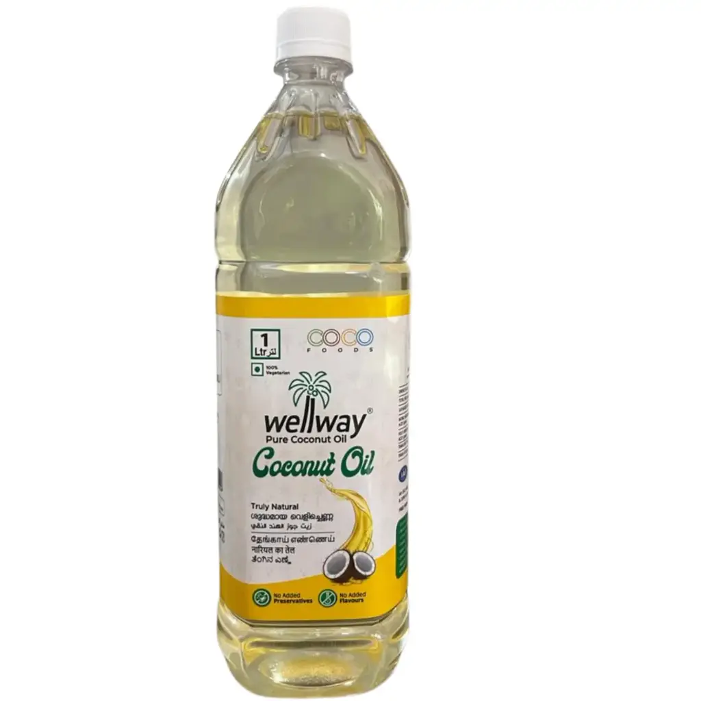 Wellway Coconut Oil 1L Bottle 