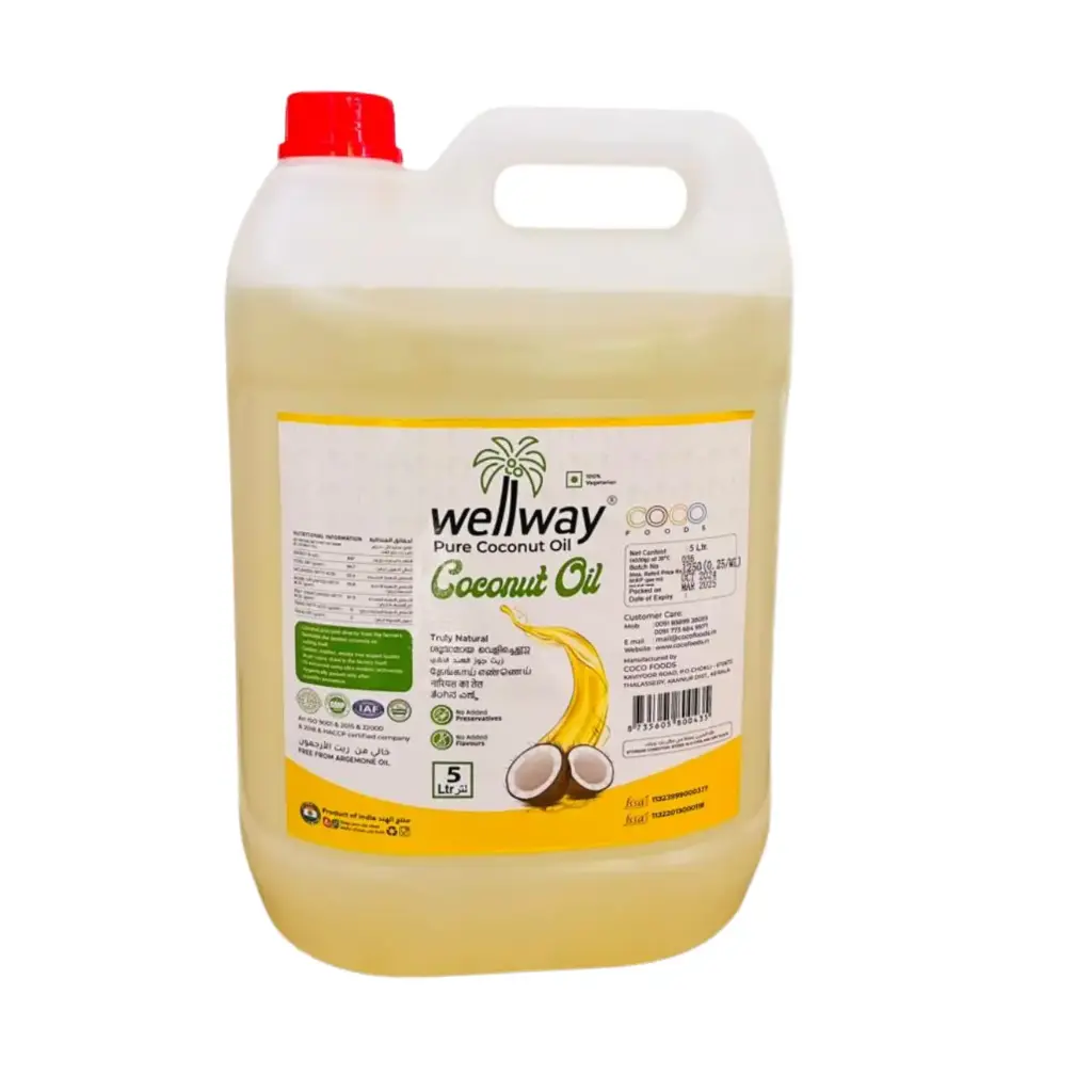 Wellway Coconut Oil 5L Can